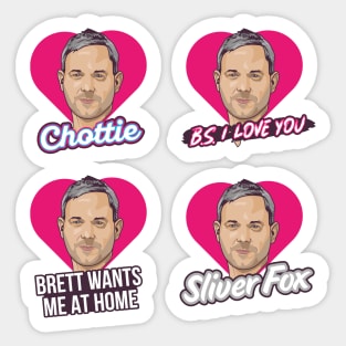 I love Brett Sutton sticker pack Sticker